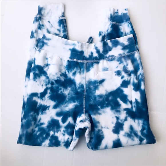 Tie Dye Navy Custom Joggers NEW - Picture 8 of 11